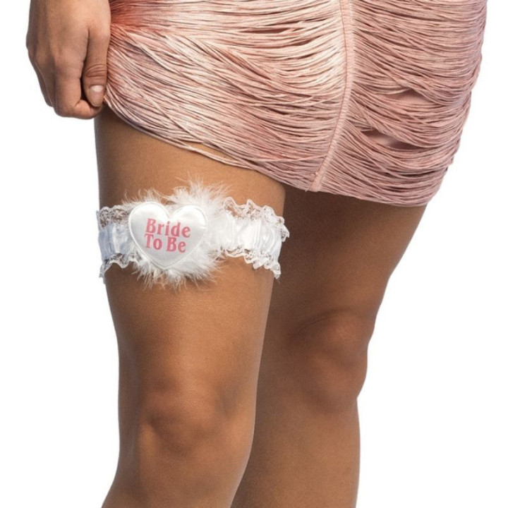 Jarretière Bride to be - accessoire EVJF mariée
