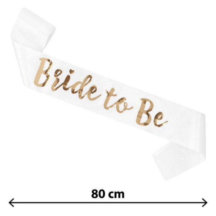 Écharpe Bride to be - accessoire EVJF future mariée