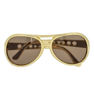 Lunettes Elvis or – Accessoire déguisement