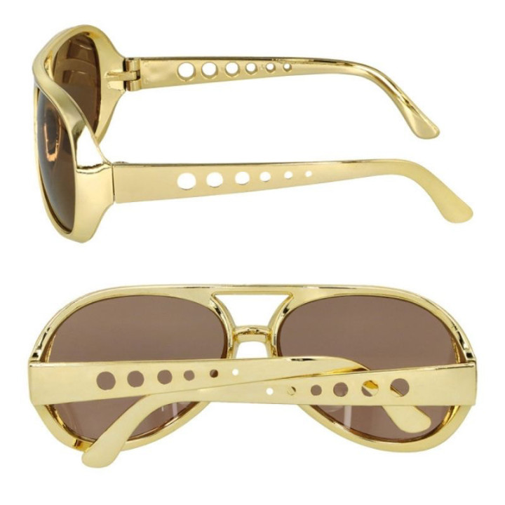 Lunettes Elvis or – Accessoire déguisement
