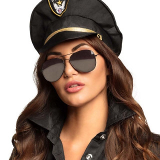 Lunettes métal policier – Accessoire déguisement