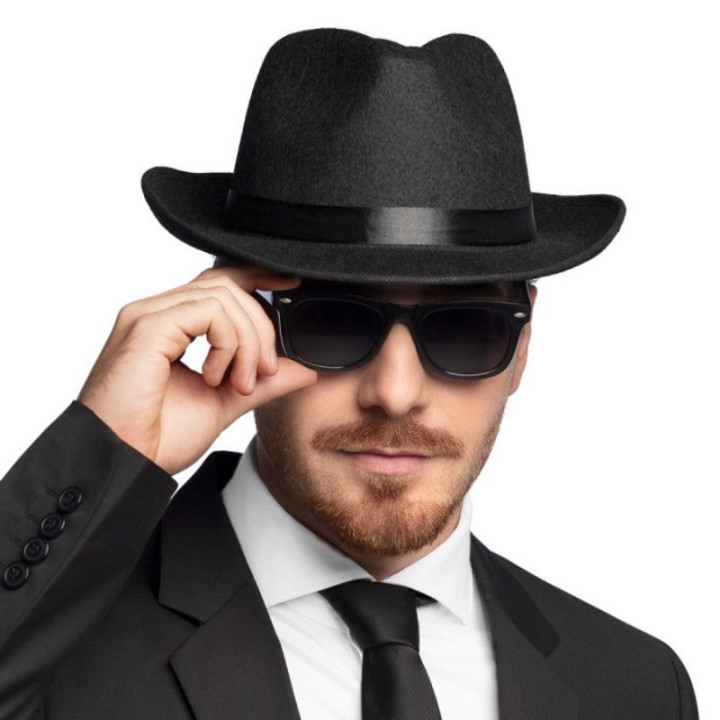 Lunettes Rayban noires - accessoire fête et déguisement