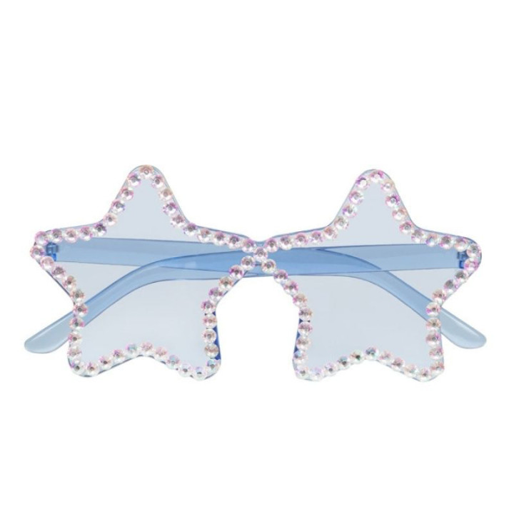 Lunettes étoile strass - Accessoire fête