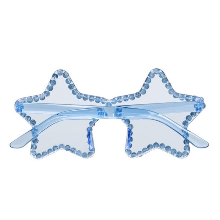 Lunettes étoile strass - Accessoire fête