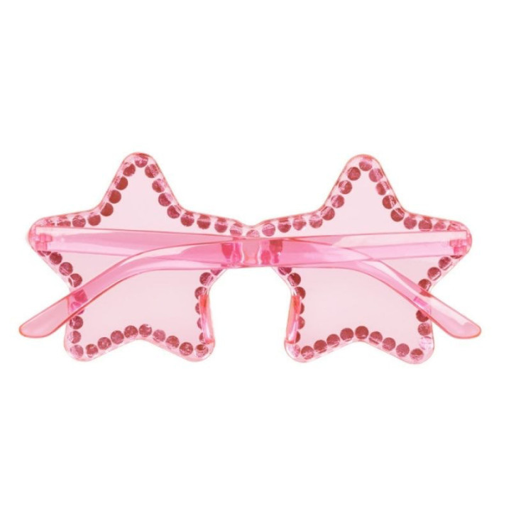Lunettes étoile strass - Accessoire fête