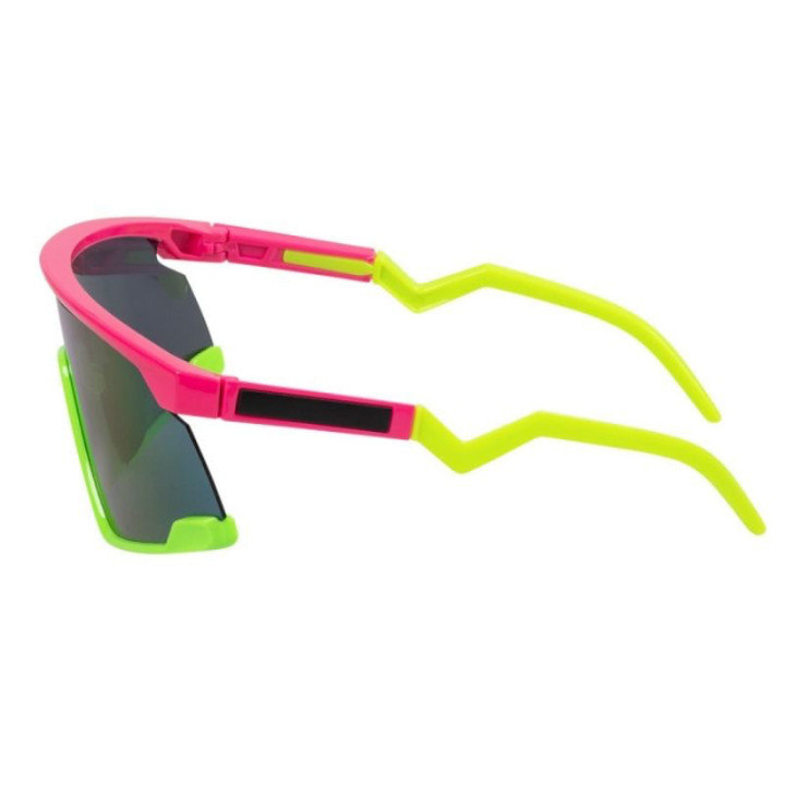 Lunettes sportives néon - Accessoire fête fluo