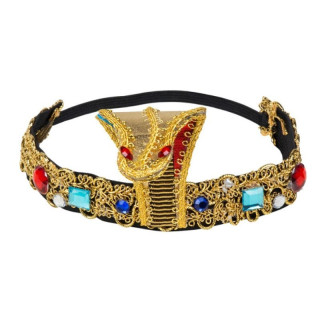 Bandeau égyptien or serpent - Accessoire déguisement