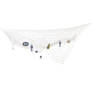 Filet de pêche 3 x 3 m - Décoration marine