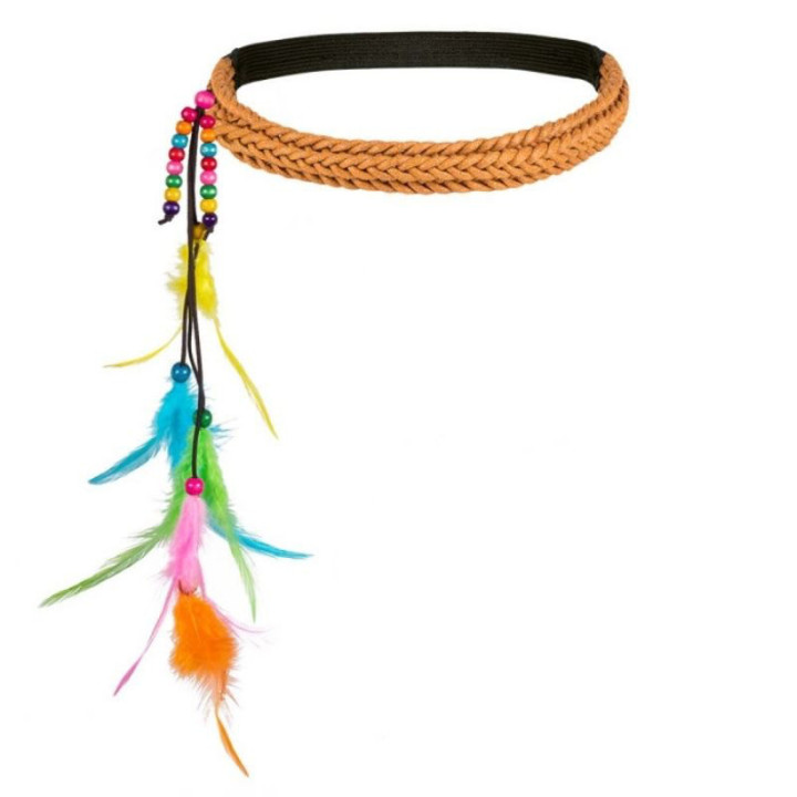 Set hippie bohème adulte lunettes et bandeau - années 70