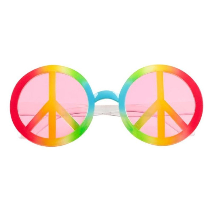 Set hippie bohème adulte lunettes et bandeau - années 70