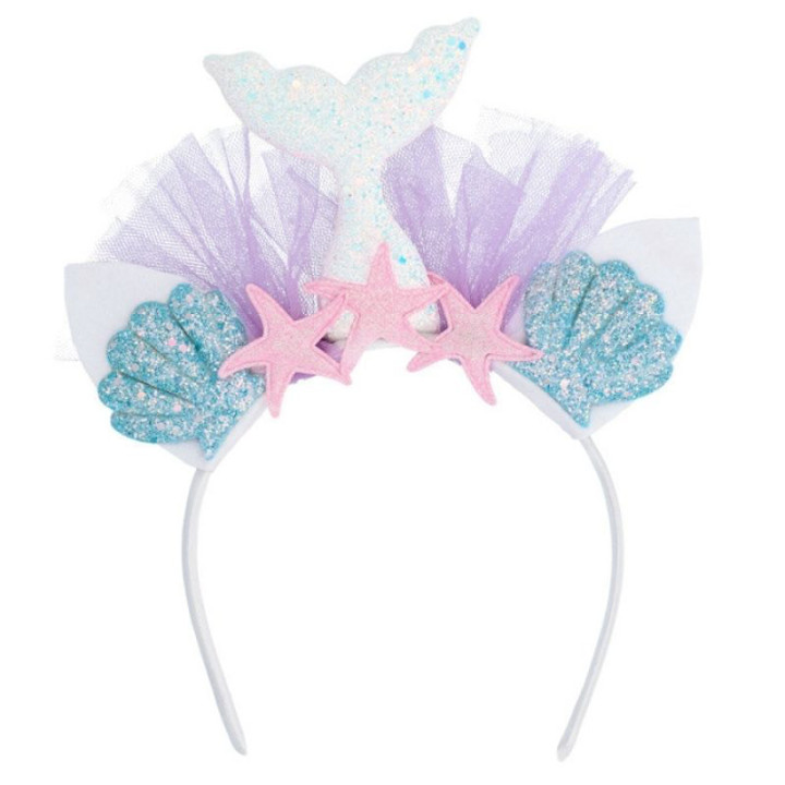 Set enfant sirène violet tutu et serre-tête - Déguisement