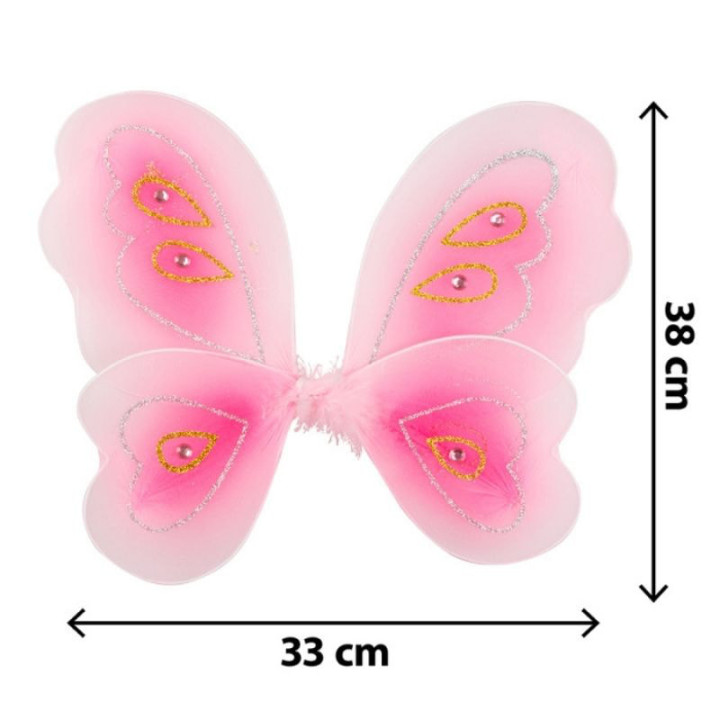 Set enfant fée rose tutu et ailes - Déguisement féerique