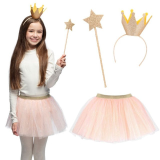 Set enfant princesse rose - Accessoire déguisement