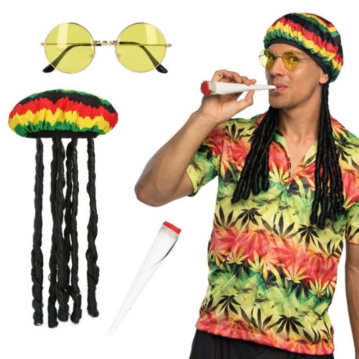 Set rasta adulte - Déguisement
