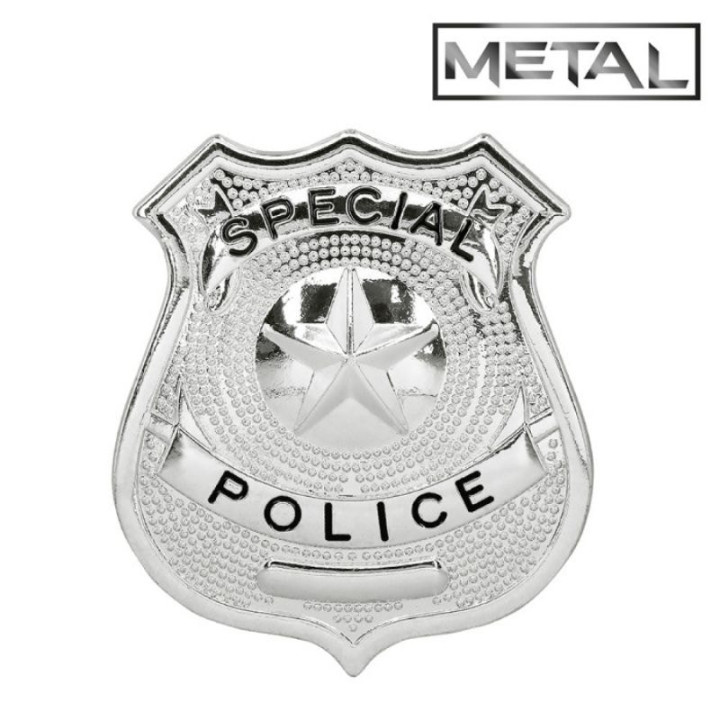 Badge policier – Accessoire déguisement