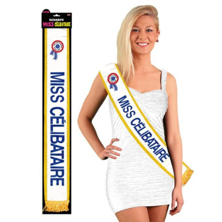 Écharpe Miss Célibataire - Accessoire fête