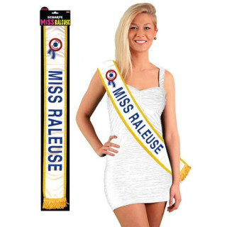 Écharpe Miss Râleuse - Accessoire fête humoristique