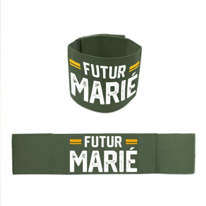 Brassard kaki Futur Marié - EVG