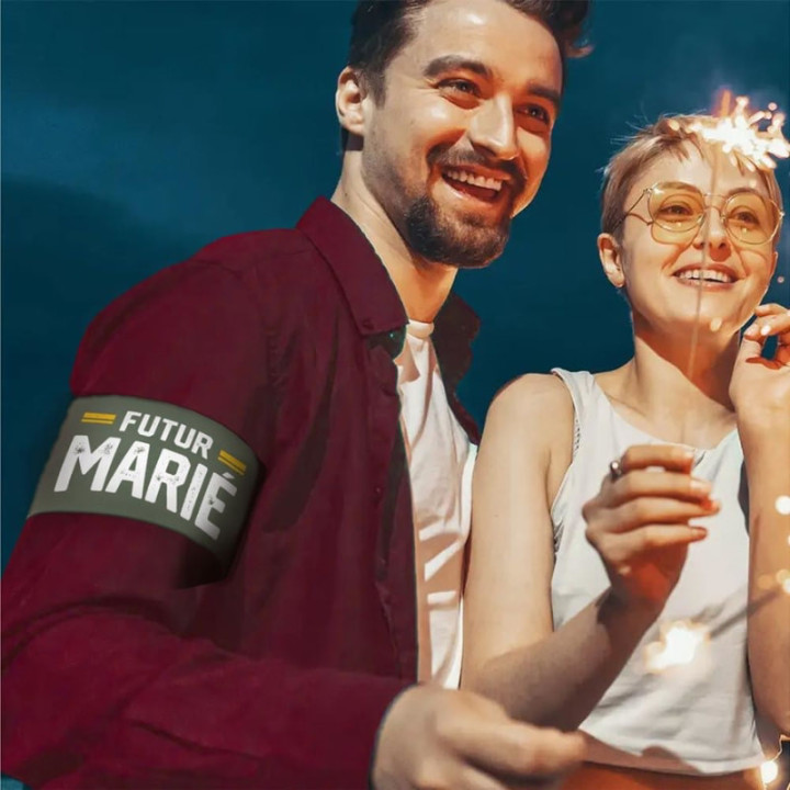 Brassard kaki Futur Marié - EVG