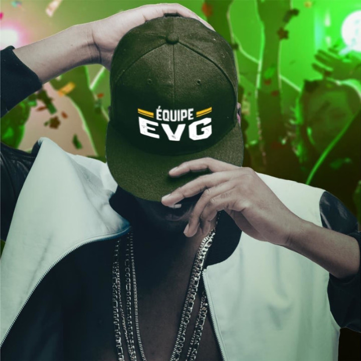 Casquette kaki Équipe EVG - Accessoire enterrement vie garçon