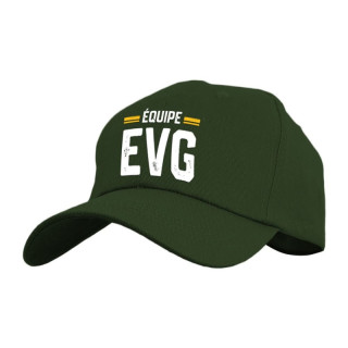 Casquette kaki Équipe EVG - Accessoire enterrement vie garçon