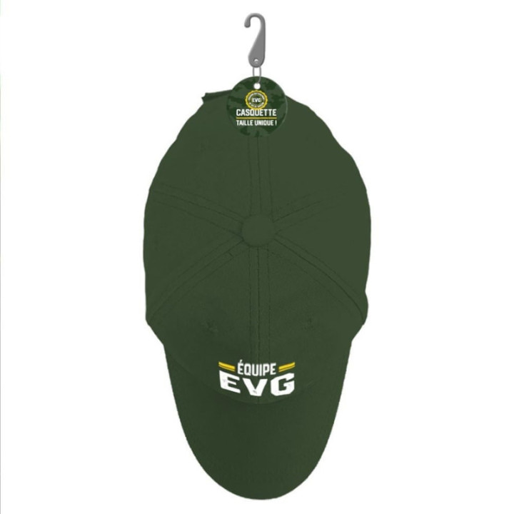 Casquette kaki Équipe EVG - Accessoire enterrement vie garçon