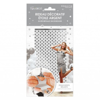 Rideau décoratif étoiles - décoration fête