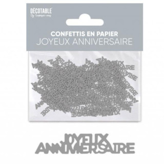 Confettis Joyeux Anniversaire - Décoration de table