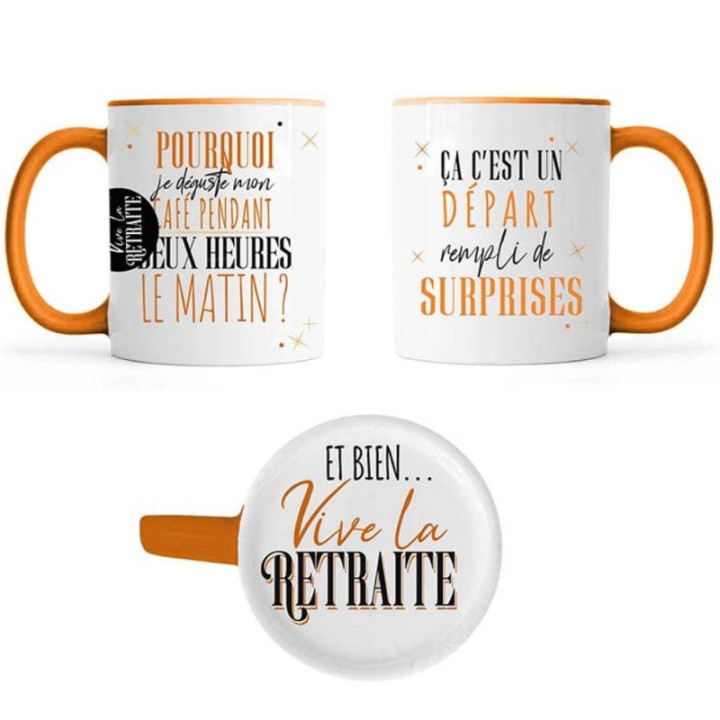 Mug Vive la Retraite - Cadeaux retraite