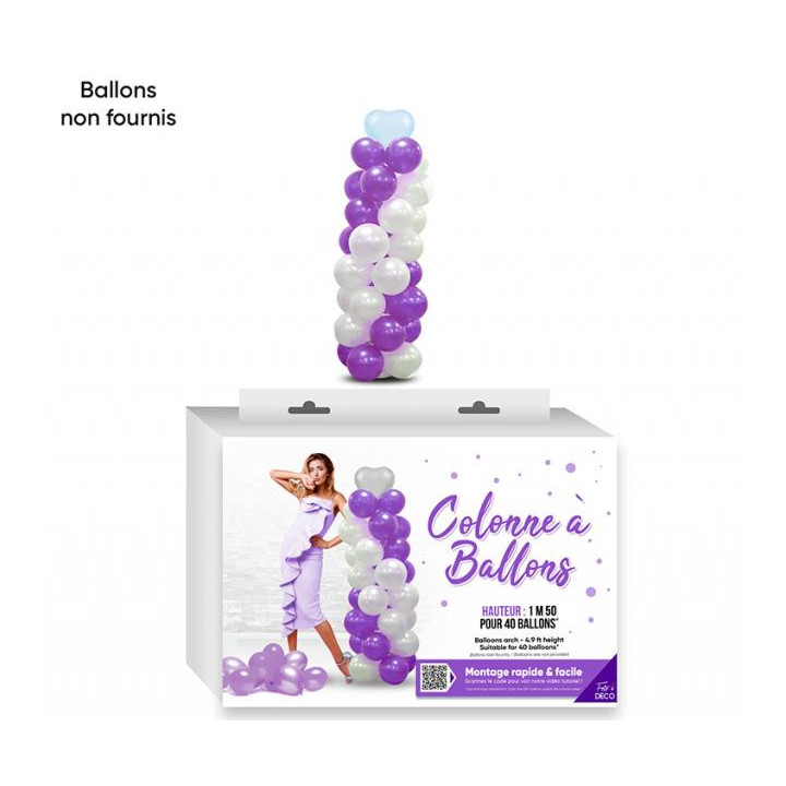 Colonne à ballons 1,5 m - Décoration de salle