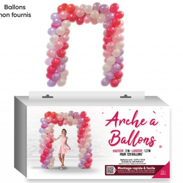 Arche à ballons rectangulaire - Décoration de salle