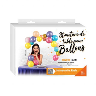 Structure ballon ronde de table 65 cm - Décoration fête