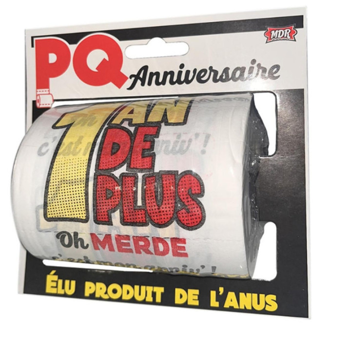 Papier toilette anniversaire - Cadeau humoristique