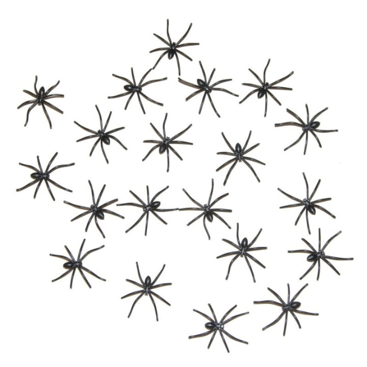Araignées noires - Décoration Halloween