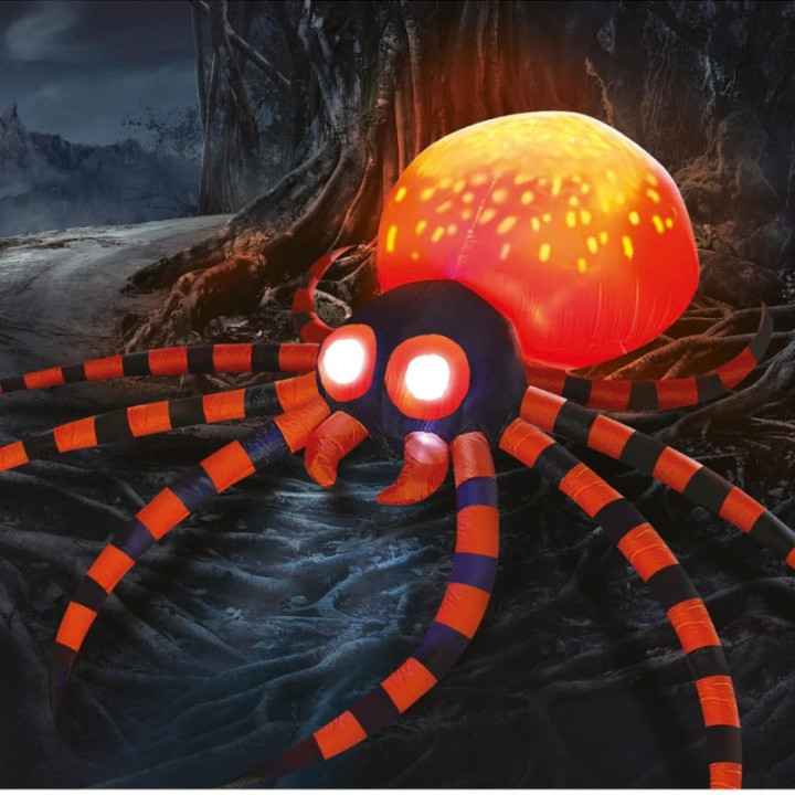 Araignée gonflable 180 x 120 cm - Décoration Halloween extérieur