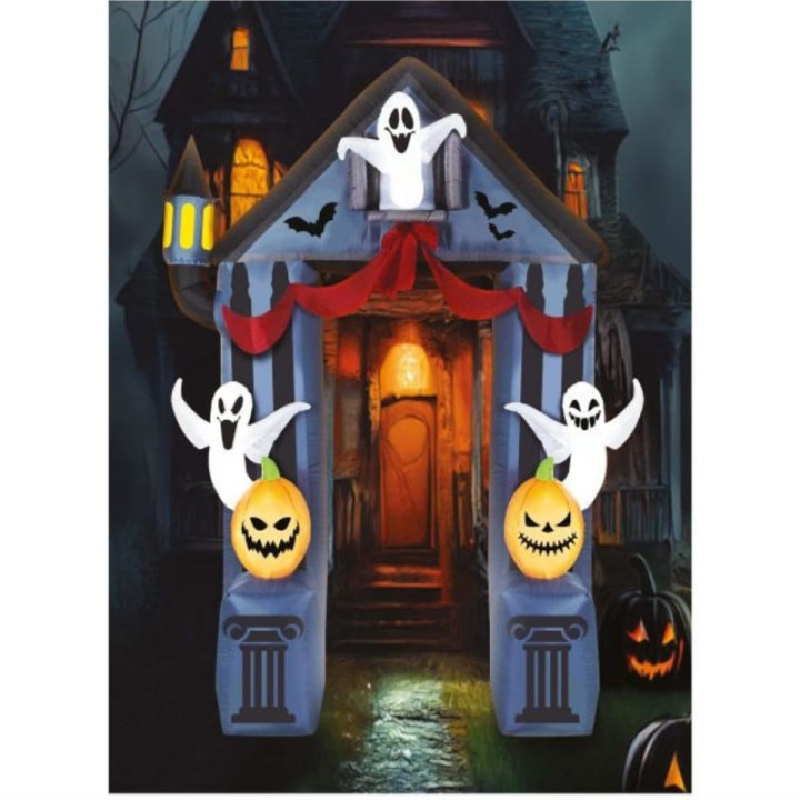 Arche gonflable Halloween 240 x 200 cm - Décoration d'entrée