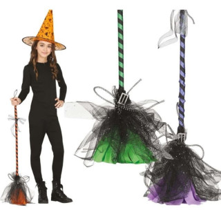Balai de sorcière 95 cm - Accessoire déguisement Halloween