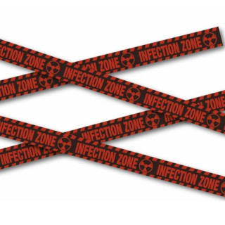 Bande infection zone 6 m - Décoration Halloween