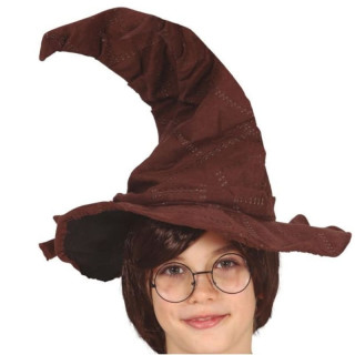 Chapeau magicien enfant marron - Accessoire de déguisement