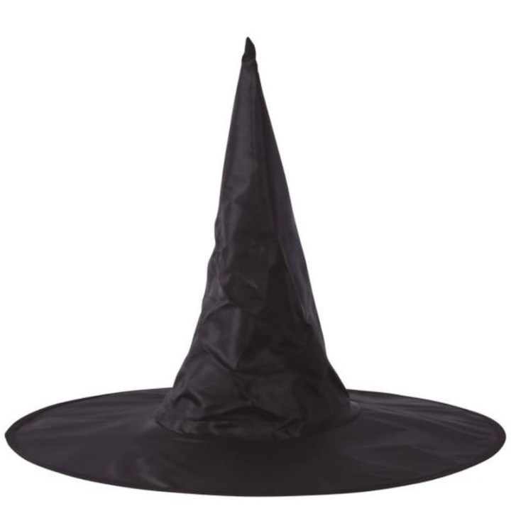 Chapeau sorcière noir - Accessoire déguisement Halloween