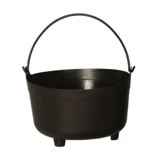 Chaudron géant noir 32 cm - Décoration Halloween sorcière