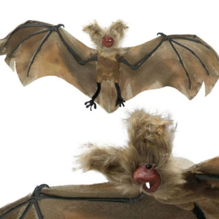 Chauve-souris marron 60 cm - Décoration Halloween