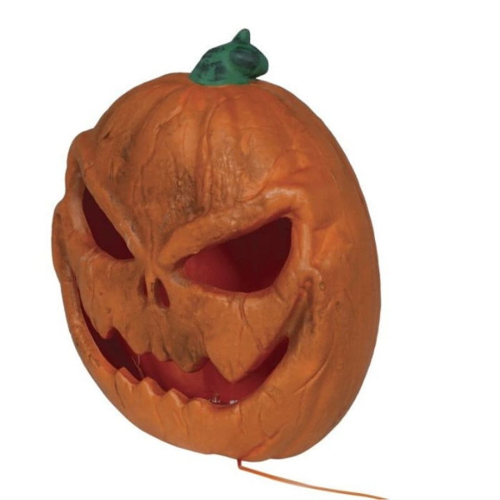 Citrouille méchante 28 cm LED - Décoration Halloween lumineuse
