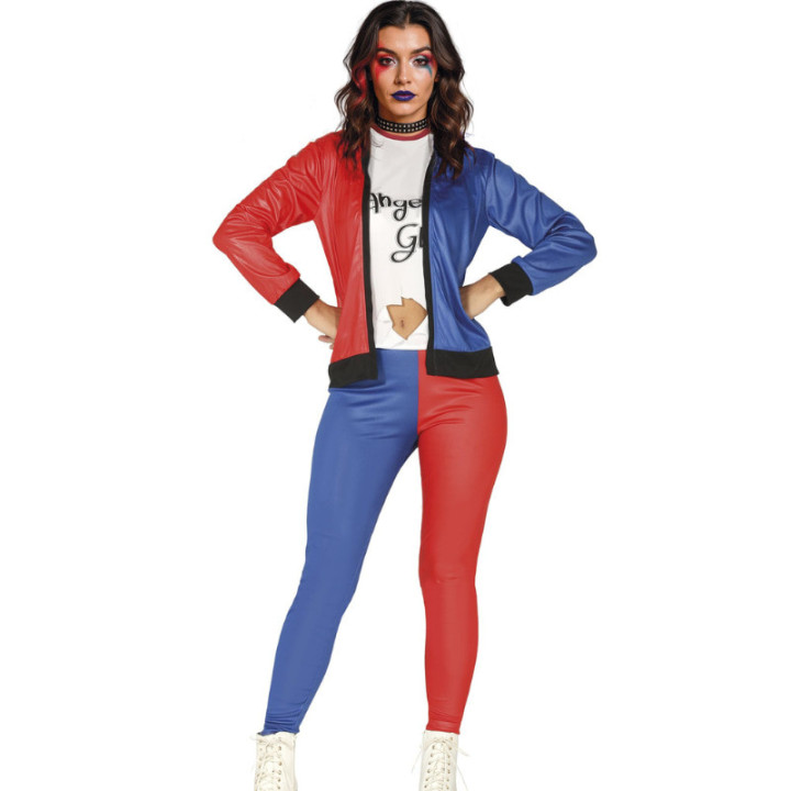 Costume Harley Quinn legging - Déguisement Halloween fille