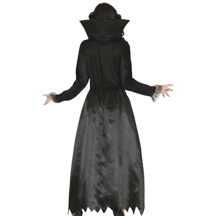 Costume vampiresse robe longue - Déguisement Halloween fille