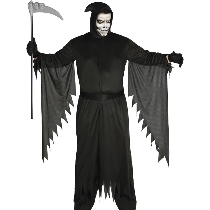 Costume faucheur noir ado - Déguisement Halloween garçon