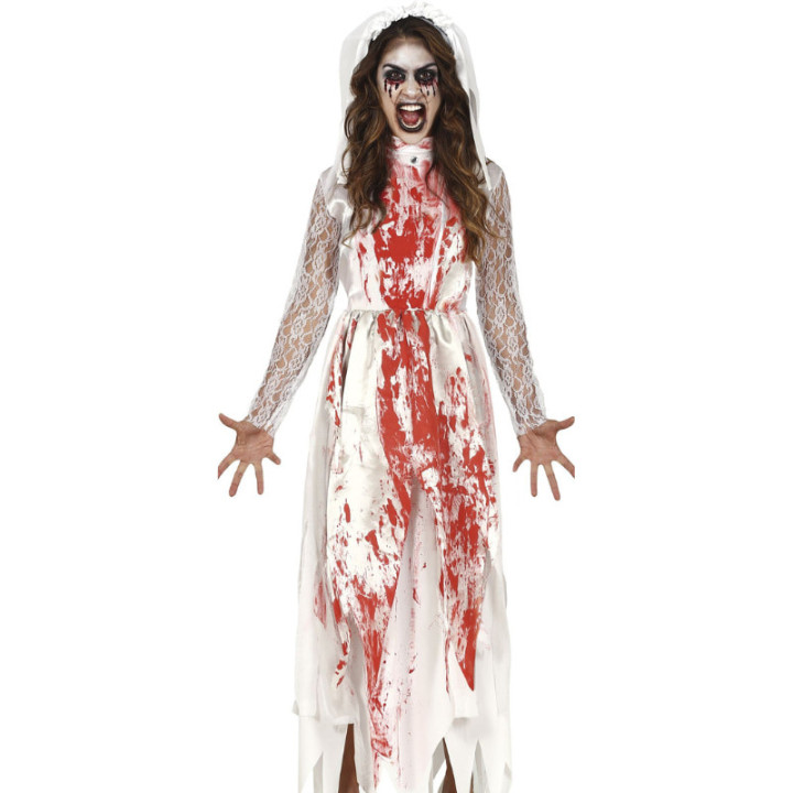 Costume mariée ensanglantée femme XL - Déguisement Halloween