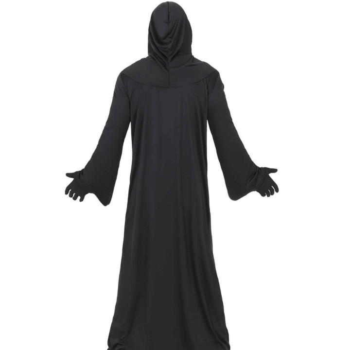 Costume fantôme noir yeux rouges homme L - Déguisement Halloween