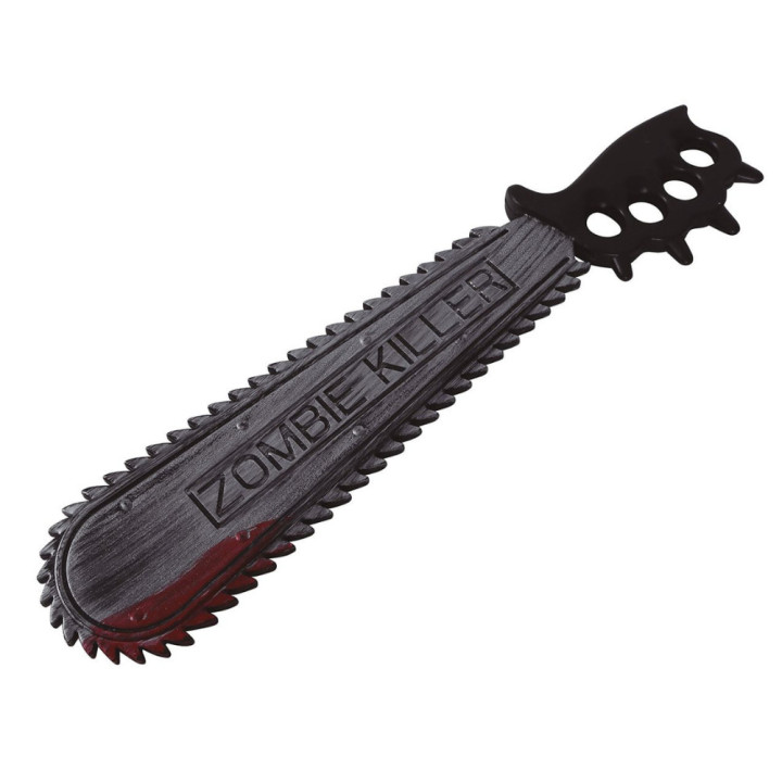 Couteau zombie killer ensanglanté 50 cm - Accessoire déguisement Halloween