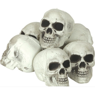 Crânes 8 cm x6 - Décoration de table Halloween